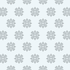 flat ornament line pattern design