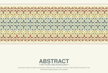Vintage ornament border pattern background
