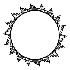 Classic vintage design with black circle frame. Perfect for photos, icons, logos, banners, greeting cards, websites, advertisements