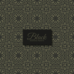 dark ethnic seamless pattern template