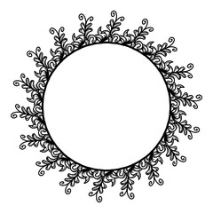 Classic vintage design with black circle frame. Perfect for photos, icons, logos, banners, greeting cards, websites, advertisements