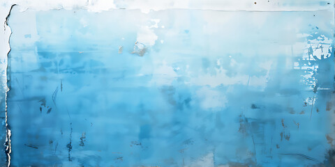 Obraz premium a blue background with a very rough texture. Light blue background texture, for posters, banners, and digital backgrounds. Dark blue border, old grunge texture, abstract light blue paper, old painted 