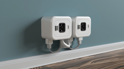 A universal adapter is a device that allows you to connect different types of plugs to a single outlet.