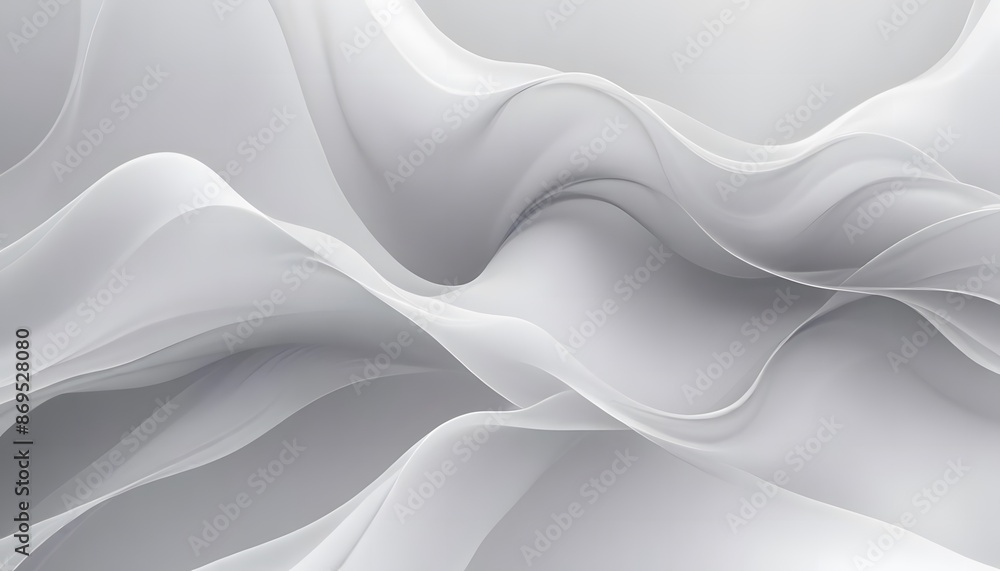 Poster grey-white abstract background paper shine and layer element vector for presentation design. suit fo