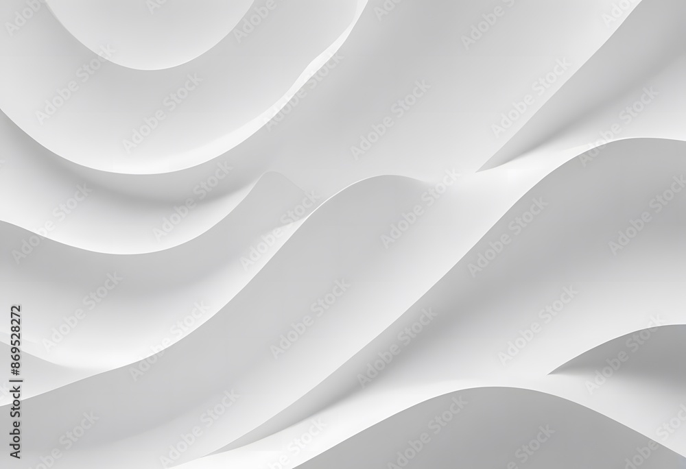 Poster grey-white abstract background paper shine and layer element vector for presentation design. suit fo