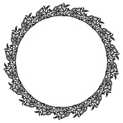 Classic vintage design with black circle frame. Perfect for photos, icons, logos, banners, greeting cards, websites, advertisements