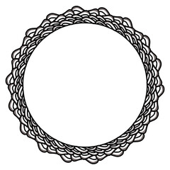 Classic vintage design with black circle frame. Perfect for photos, icons, logos, banners, greeting cards, websites, advertisements