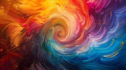 Swirls of color dance across the canvas, as liquid joy flows freely, creating a kaleidoscope of vibrant hues that stir the imagination.