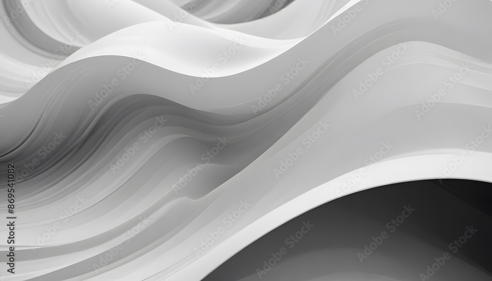 Aufkleber white abstract white background texture minimalist white wave text for your design. gradient white a