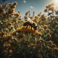 Investigate the clairvoyant abilities of bees in locating distant food sources.

