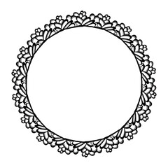 Classic vintage design with black circle frame. Perfect for photos, icons, logos, banners, greeting cards, websites, advertisements