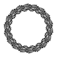 Classic vintage design with black circle frame. Perfect for photos, icons, logos, banners, greeting cards, websites, advertisements