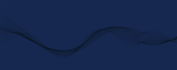 Abstract blue background with waves