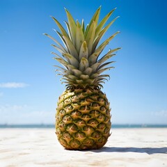 pineapple on the beach