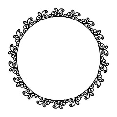 Classic vintage design with black circle frame. Perfect for photos, icons, logos, banners, greeting cards, websites, advertisements
