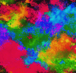 Colorful abstract background. Digital art. Pattern design with shapes. Beautiful illustration. Decoration wallpaper.
