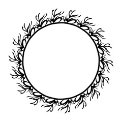 Classic vintage design with black circle frame. Perfect for photos, icons, logos, banners, greeting cards, websites, advertisements