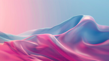 Dynamic Pink and Blue Gradient Waves