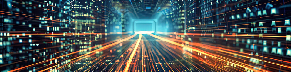 Futuristic Lights - Center Point Perspective