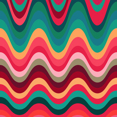 seamless pattern with waves