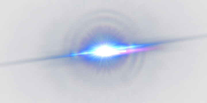 Glow effect. Star sparkles on a transparent background. Light Effects,  lens flares, Sun flash with rays or spotlight and bokeh. Glow flare light effect.