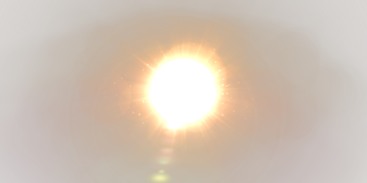 Glow effect. Star sparkles on a transparent background. Light Effects,  lens flares, Sun flash with rays or spotlight and bokeh. Glow flare light effect.