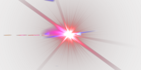 Glow effect. Star sparkles on a transparent background. Light Effects,  lens flares, Sun flash with rays or spotlight and bokeh. Glow flare light effect.