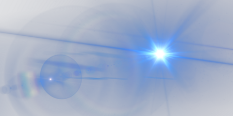 Glow effect. Star sparkles on a transparent background. Light Effects,  lens flares, Sun flash with rays or spotlight and bokeh. Glow flare light effect.