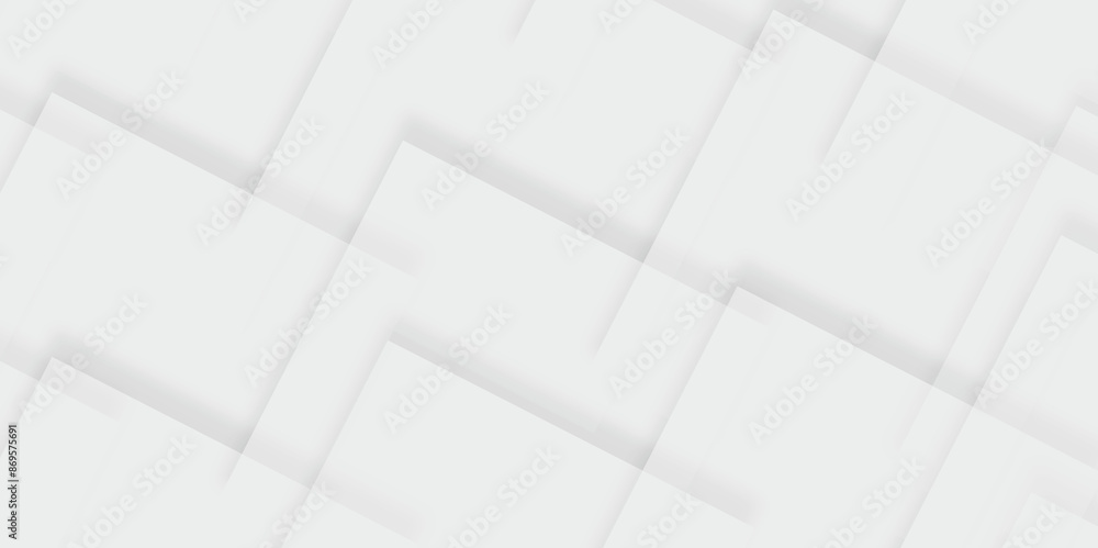 Poster abstract modern white and gray pattern geometric luxury gradient line background random square shape