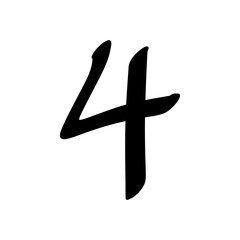 Obraz premium Graffiti tagging alphabet and number