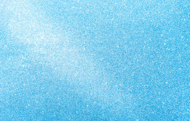 Abstract light blue glitter background, blank blue glitter pattern background
