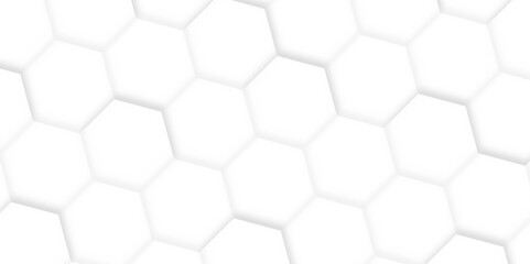 3d hexagonal structure futuristic white background and embossed hexagon abstract with hexagon background. honeycomb hexagonal background. Hexagon shape, white, shiny black. hexagon pattern shape.