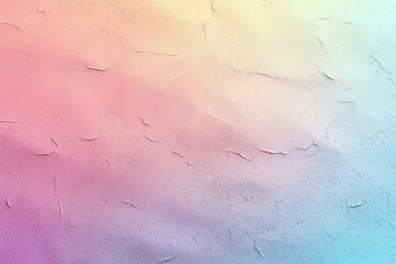 Pastel Rainbow Gradient Background with Grainy Texture, Minimalistic Soft Colors, Abstract Iridescent Noise