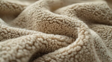 Closeup of Soft, Fluffy Fabric
