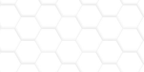 3d hexagonal structure futuristic white background and embossed hexagon abstract with hexagon background. honeycomb hexagonal background. Hexagon shape, white, shiny black. hexagon pattern shape.