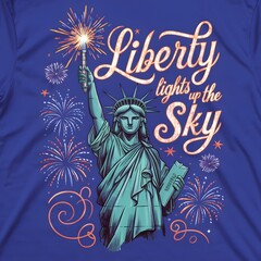 Obraz premium Celebrating Freedom and Unity on American Independence Day, 4th July.