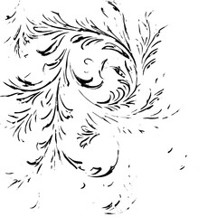 Rustic grunge vector texture with grain and stains. Abstract noise background. Weathered surface.