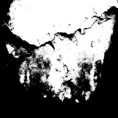 Rustic grunge vector texture with grain and stains. Abstract noise background. Weathered surface.