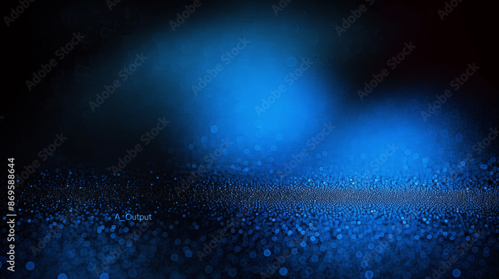 Poster dark blue gradient background with high resolution professional photograph and sharp focus