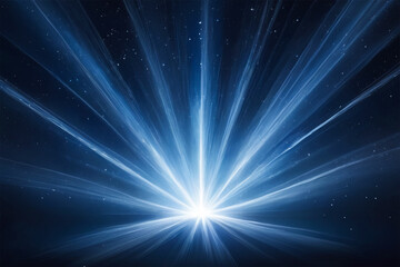 Fototapeta premium Ethereal Light Beams in Starry Sky Background for a Mystical and Celestial Theme