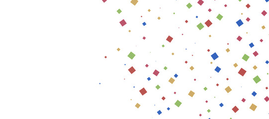 Confetti, paper triangle on the floor, fancy, colorful, celebration party