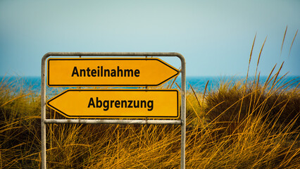 Signposts the direct way to Symphaty versus Demarcation