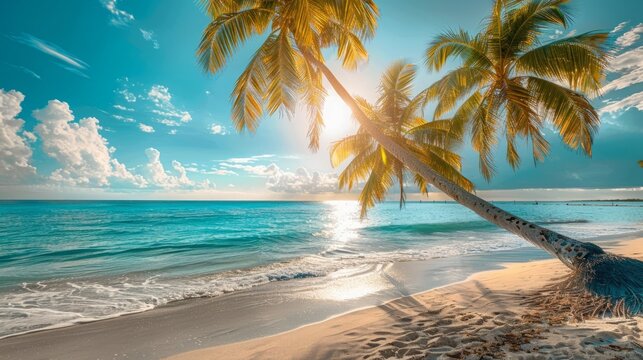 Caribbean Dream Cruise: Sway with Palm Trees and Bask in the Golden Sunlight on Coral Beaches