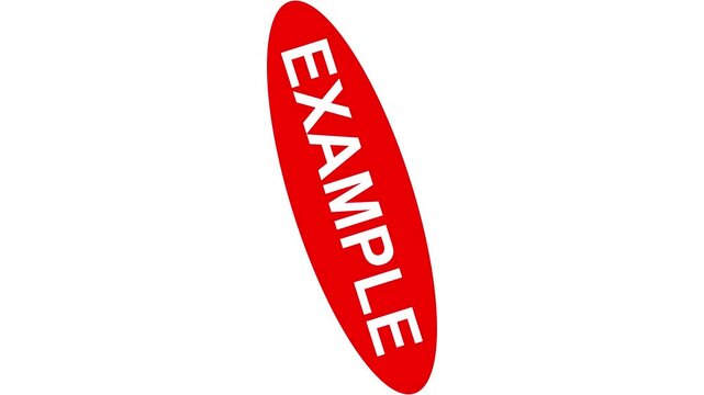 example button animation video clip on white background for video transition 