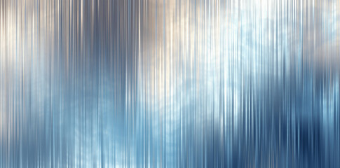 Light Blue Silver Holographic Foil Background Texture with Vertical Lines Gradient Blurred Detailed Glass Window Style