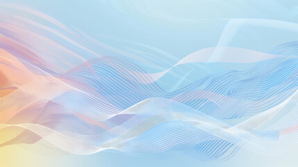 Soft Pastel Abstract Wave Background