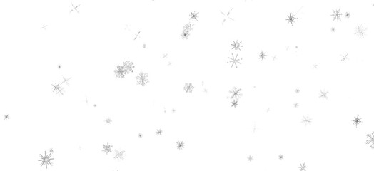 Snowflake Bliss: Striking 3D Illustration Showcasing Falling Holiday Snowflakes