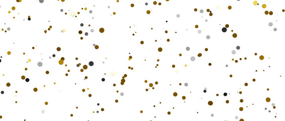 Dazzling Delight: Mesmerizing 3D Illustration of Glittering gold Confetti - PNG