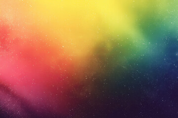 Obraz premium Green Lime Lemon Yellow Orange Coral Peach Pink Lilac Orchid Purple Violet Blue Jade Teal Beige Gradient Abstract Rough Background Rainbow Texture