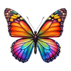 Fototapeta premium butterfly 3d PNG image vibrant and realistic